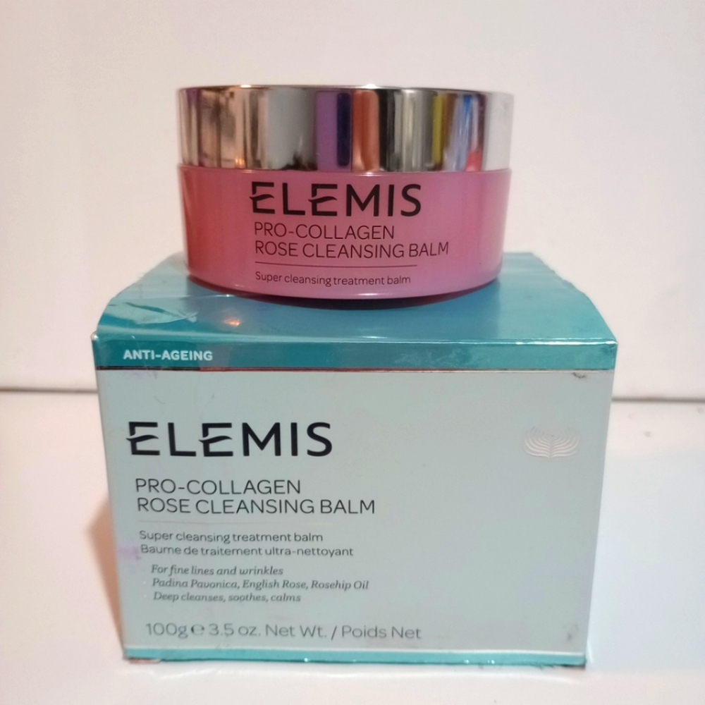 ELEMIS Pro-Collagen Rose Cleansing Balm Ultra Nourishing Treatment Balm + Facial